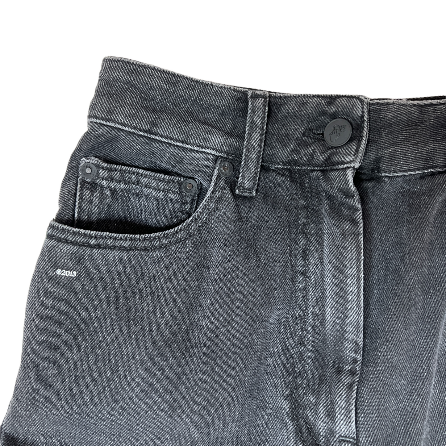 Off-White Grey Jeans - 25