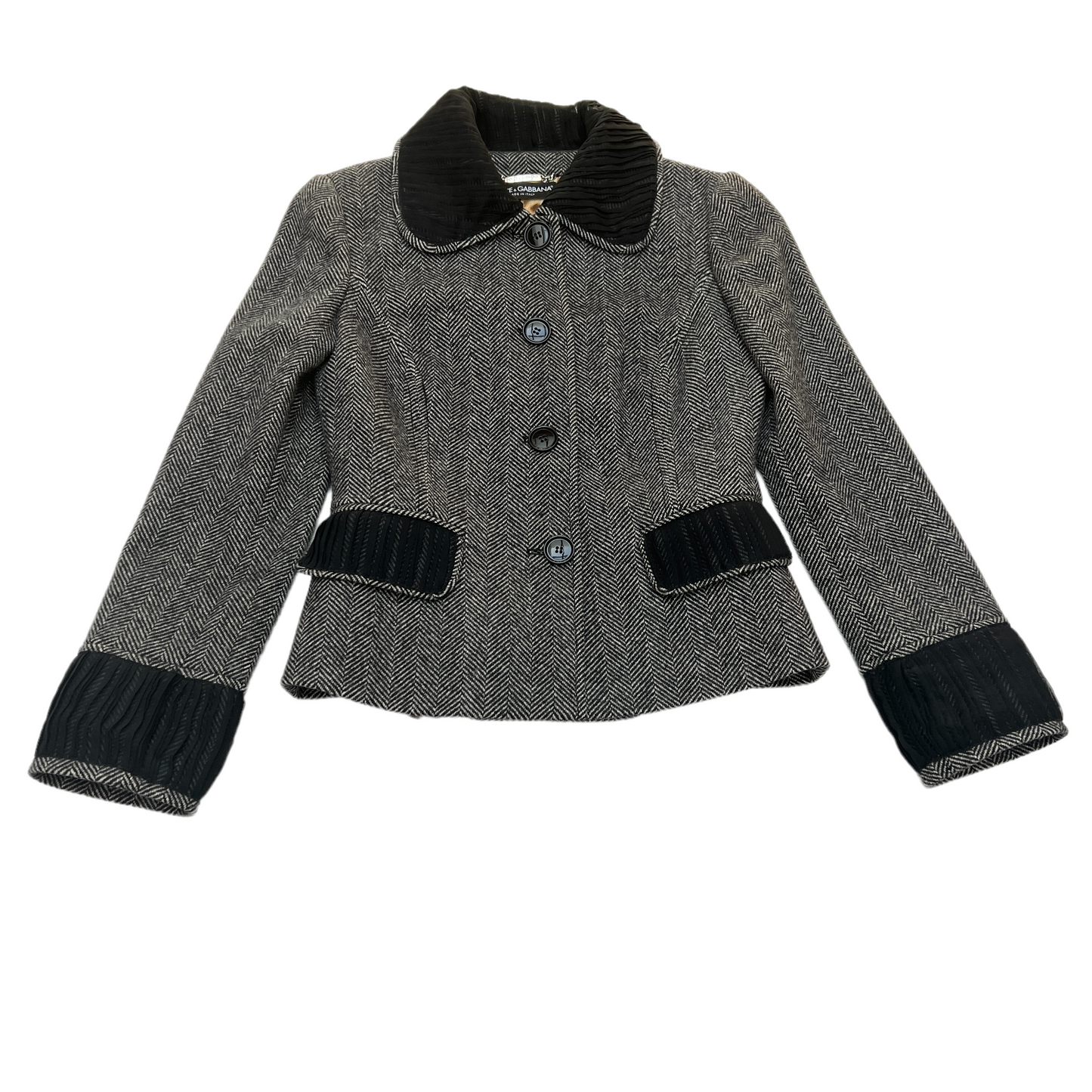 Wool Jacket & Skirt Set - S