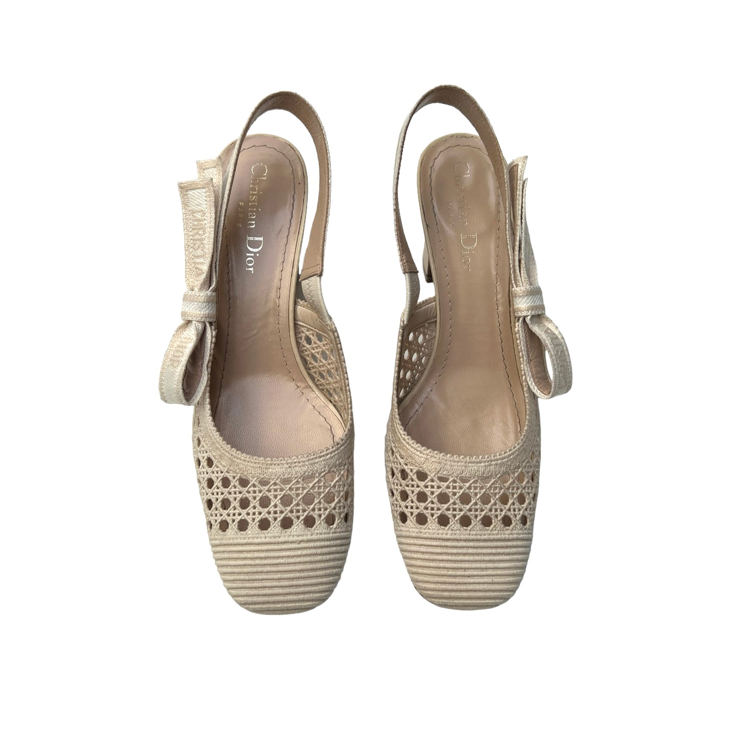 Beige J'adior Slingback Pump - 7.5