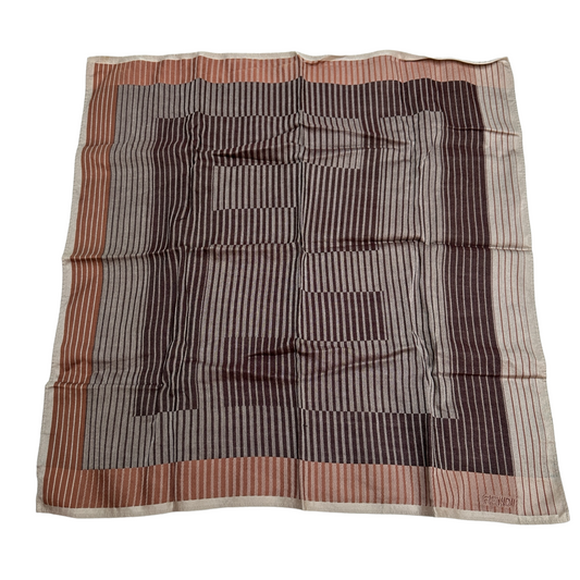 Brown Cotton Scarf