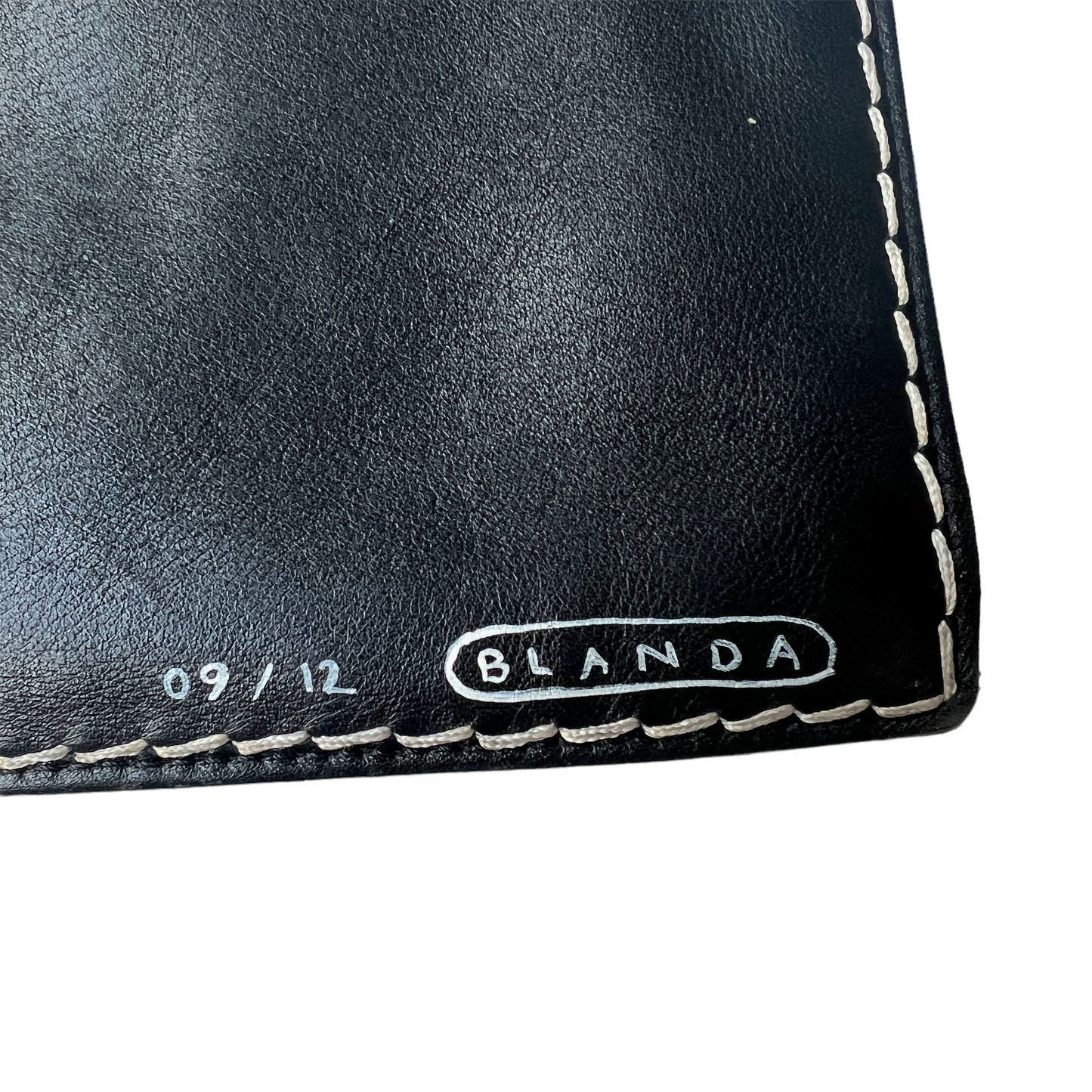 Black Leather Clutch