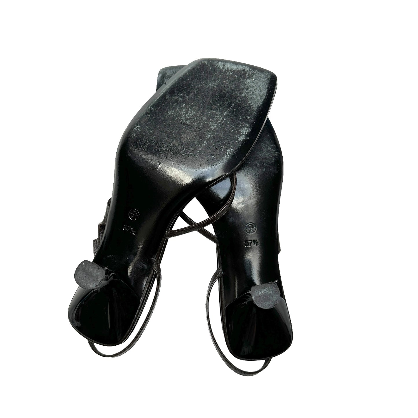 Brown Heeled Sandals - 7.5
