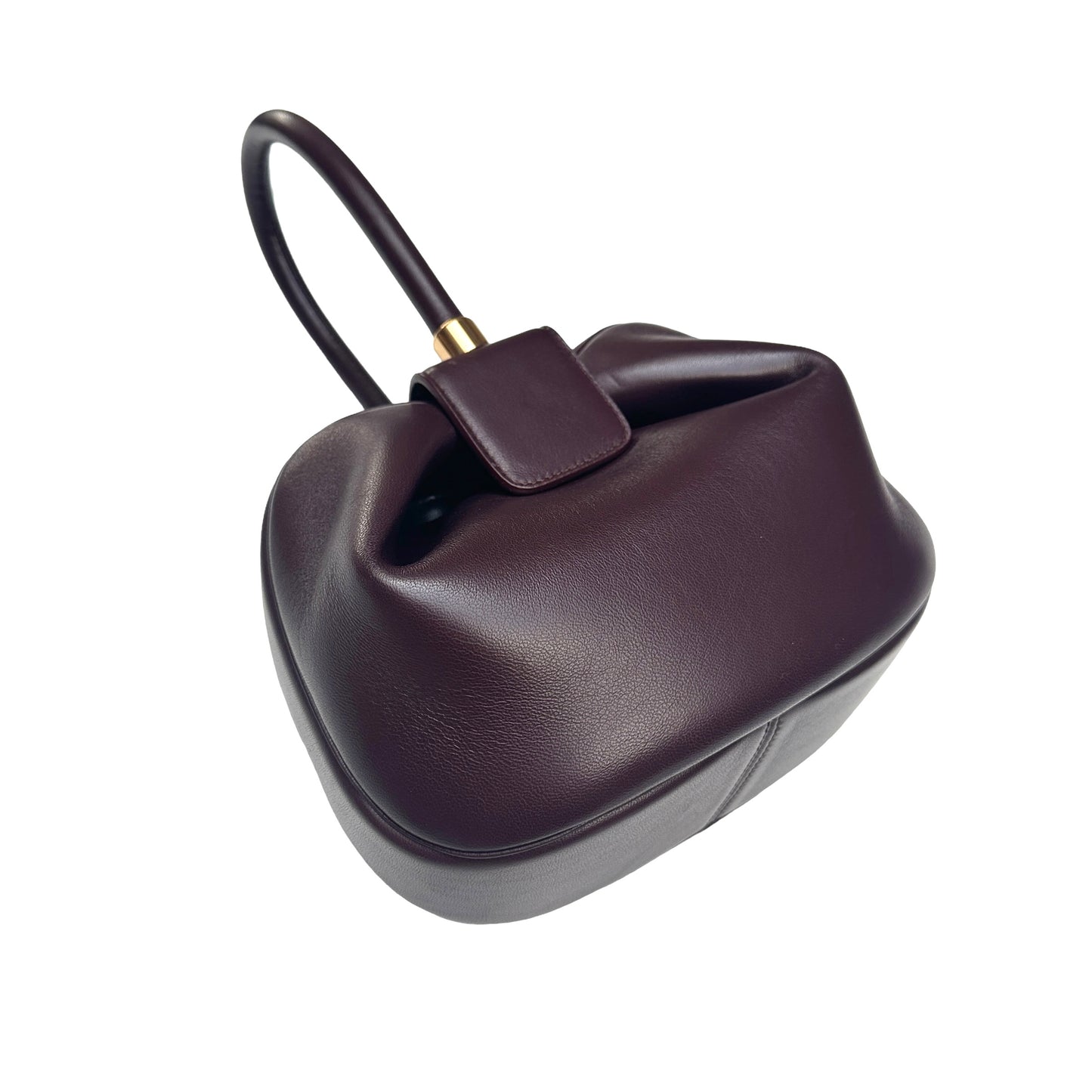 Purple Leather Bag