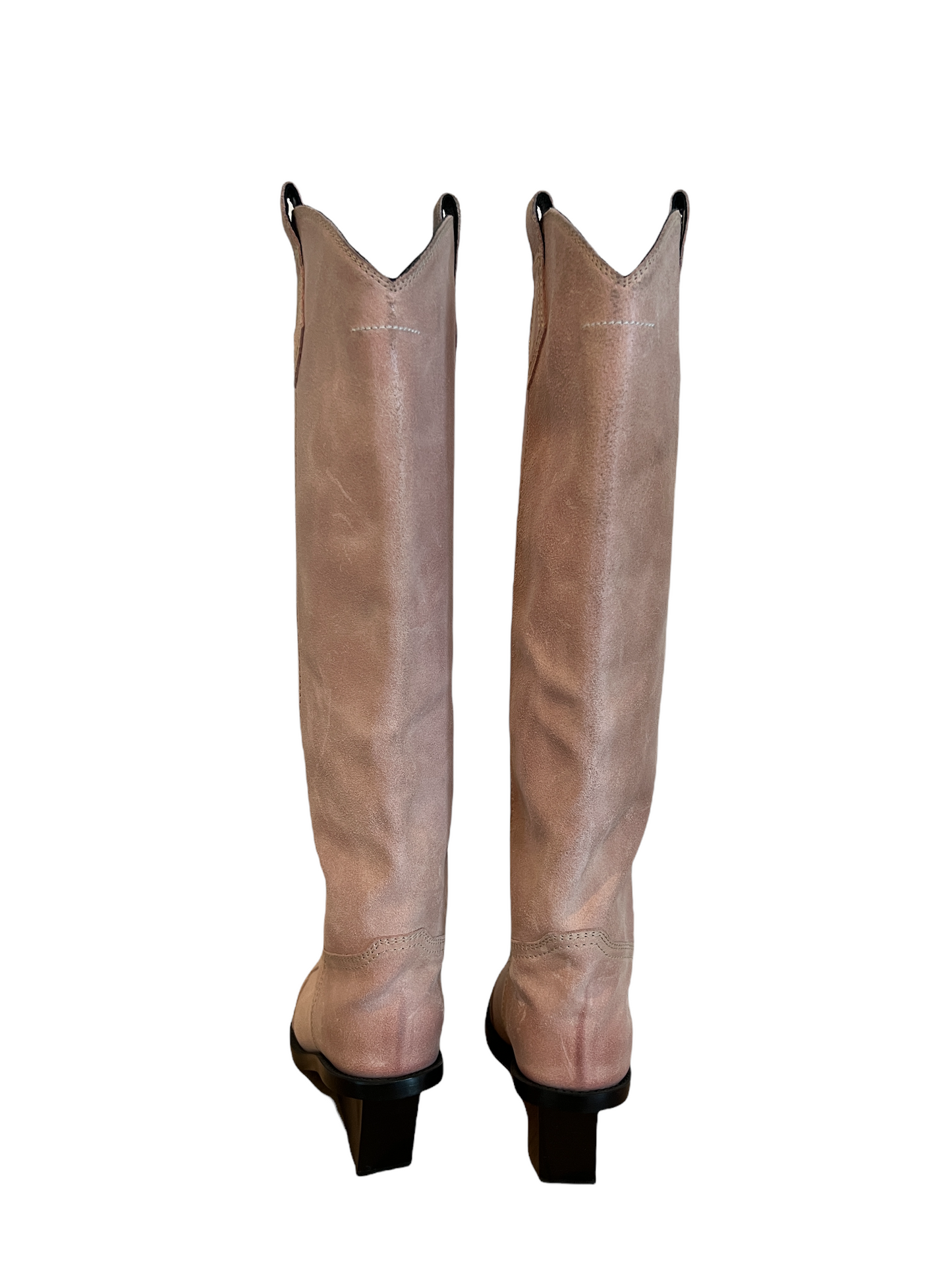 Leather Cowboy Boots - 7