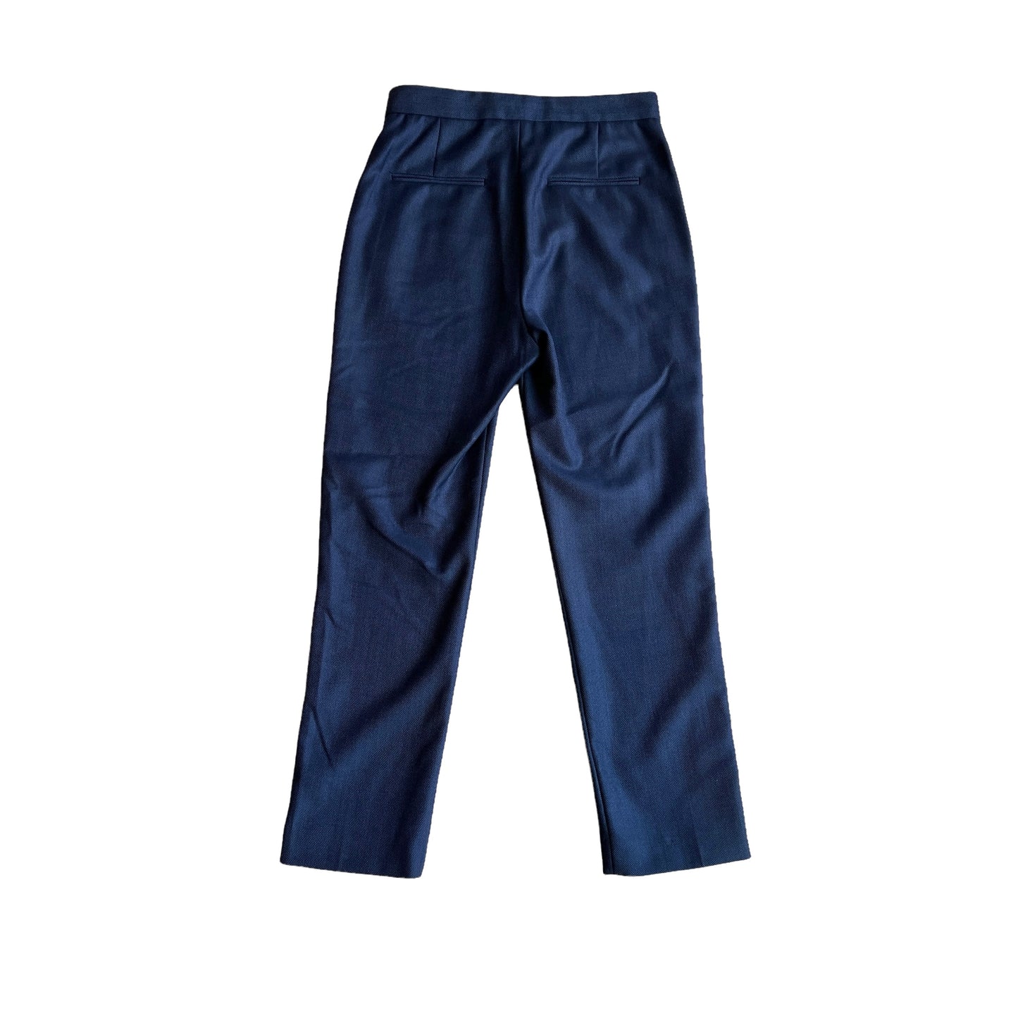 Wool Navy Pants - S