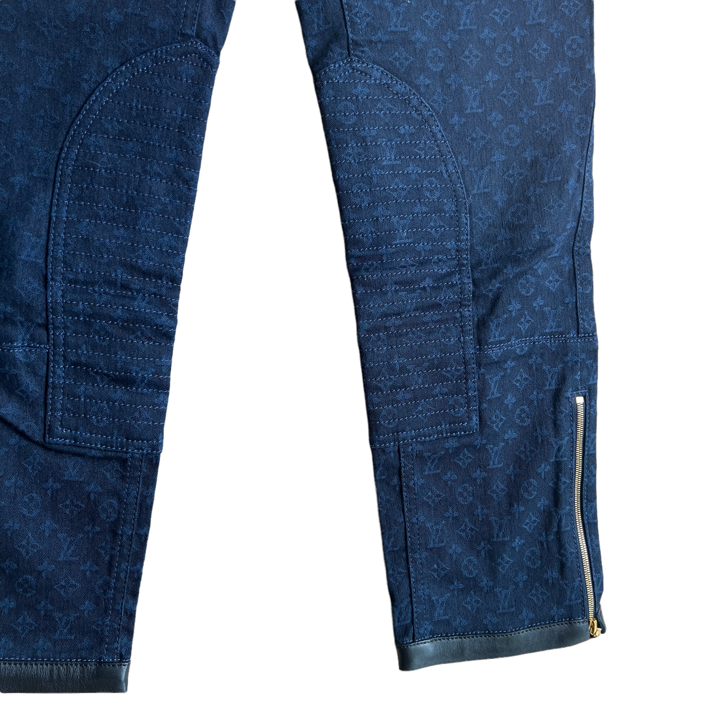 Monogram Blue Jeans - S