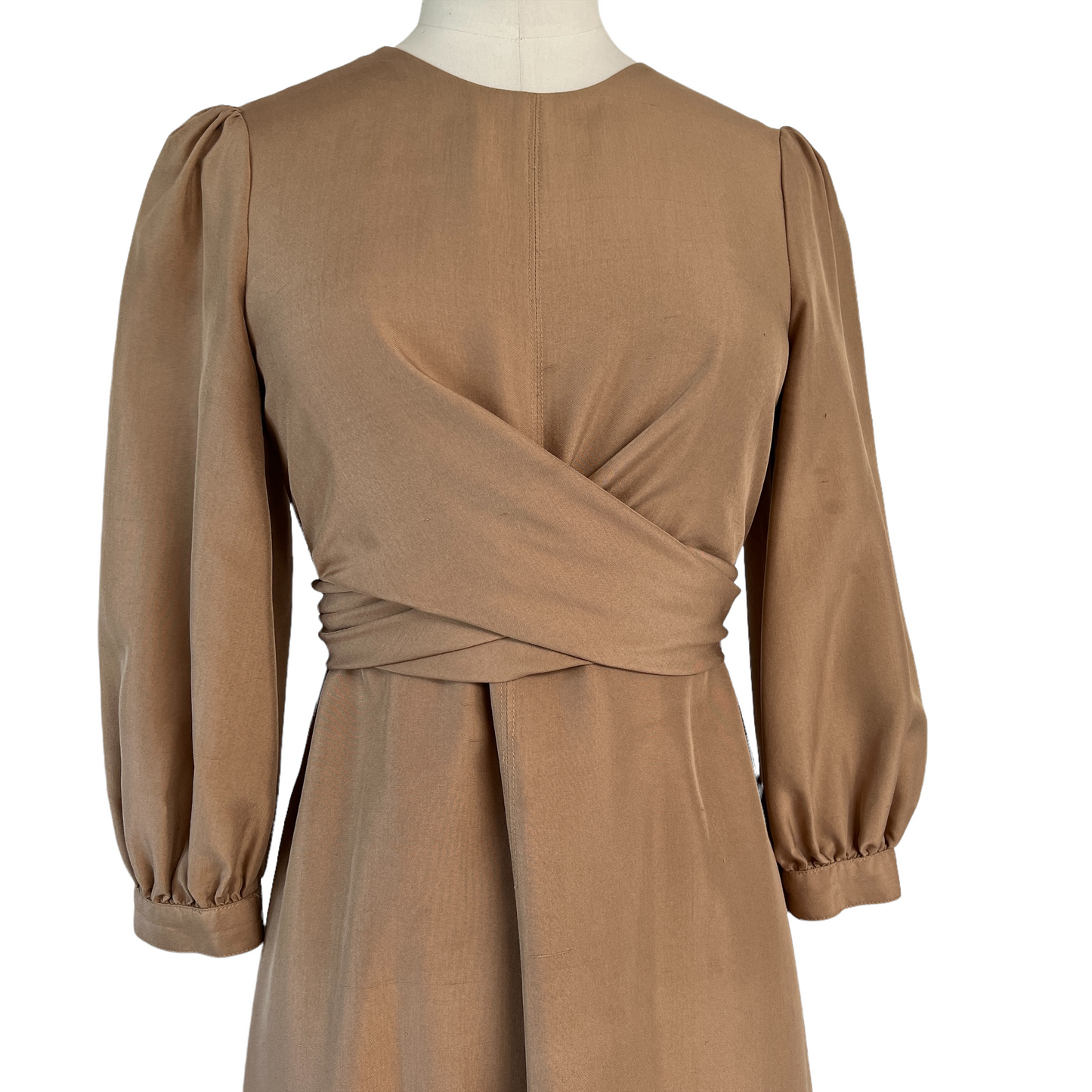 Camel Long Dress - 0