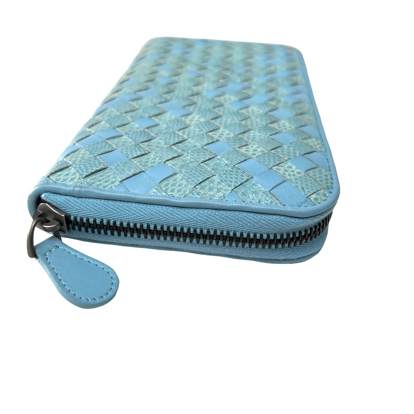 Light Blue Continental Wallet