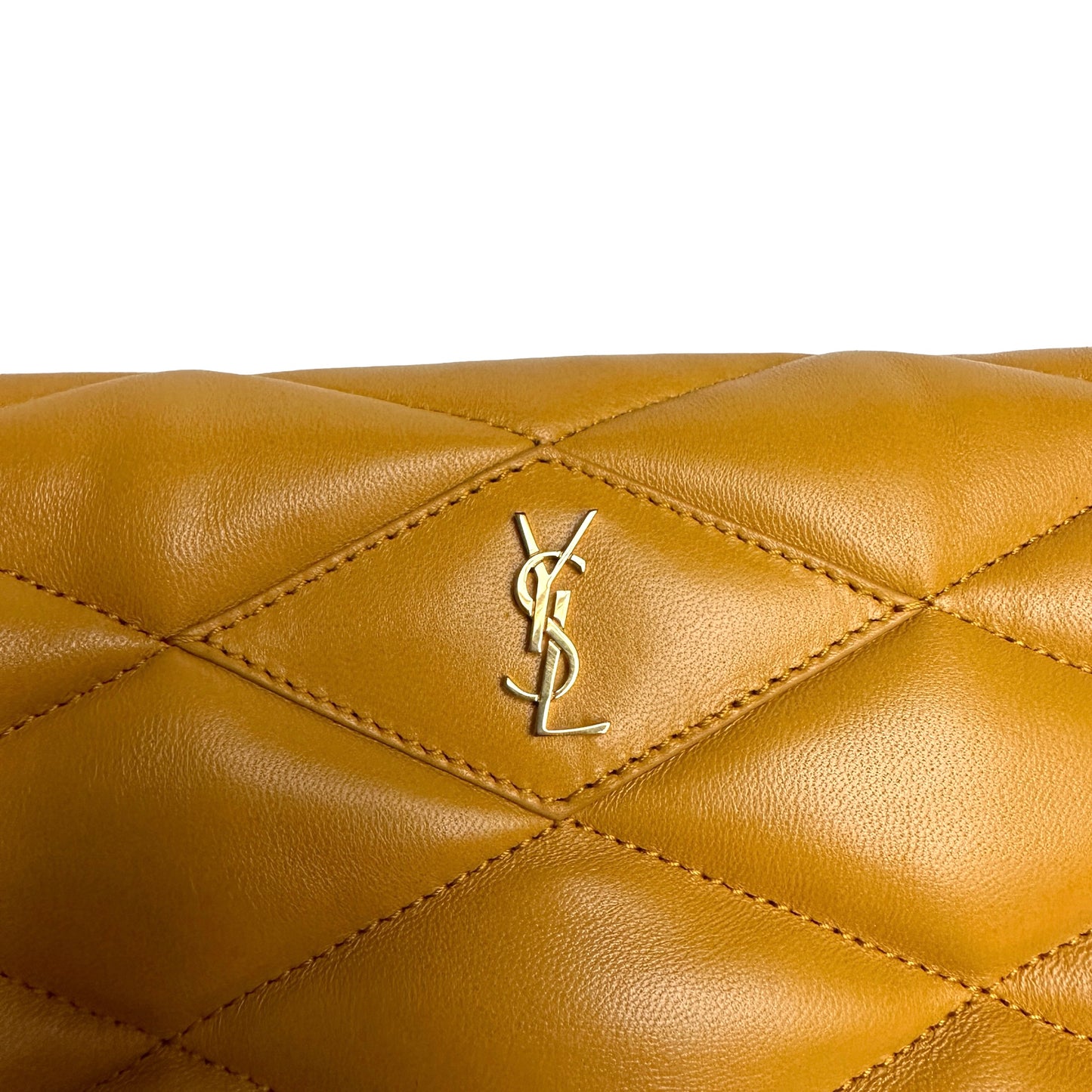 Sade Yellow Puffer Clutch