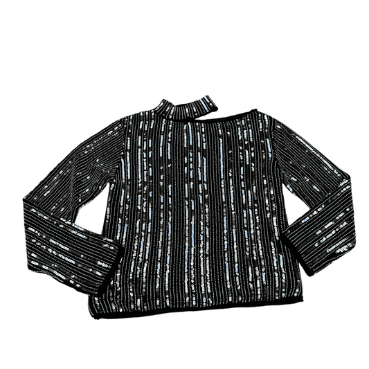 Sequins Cut Out Sweater - S