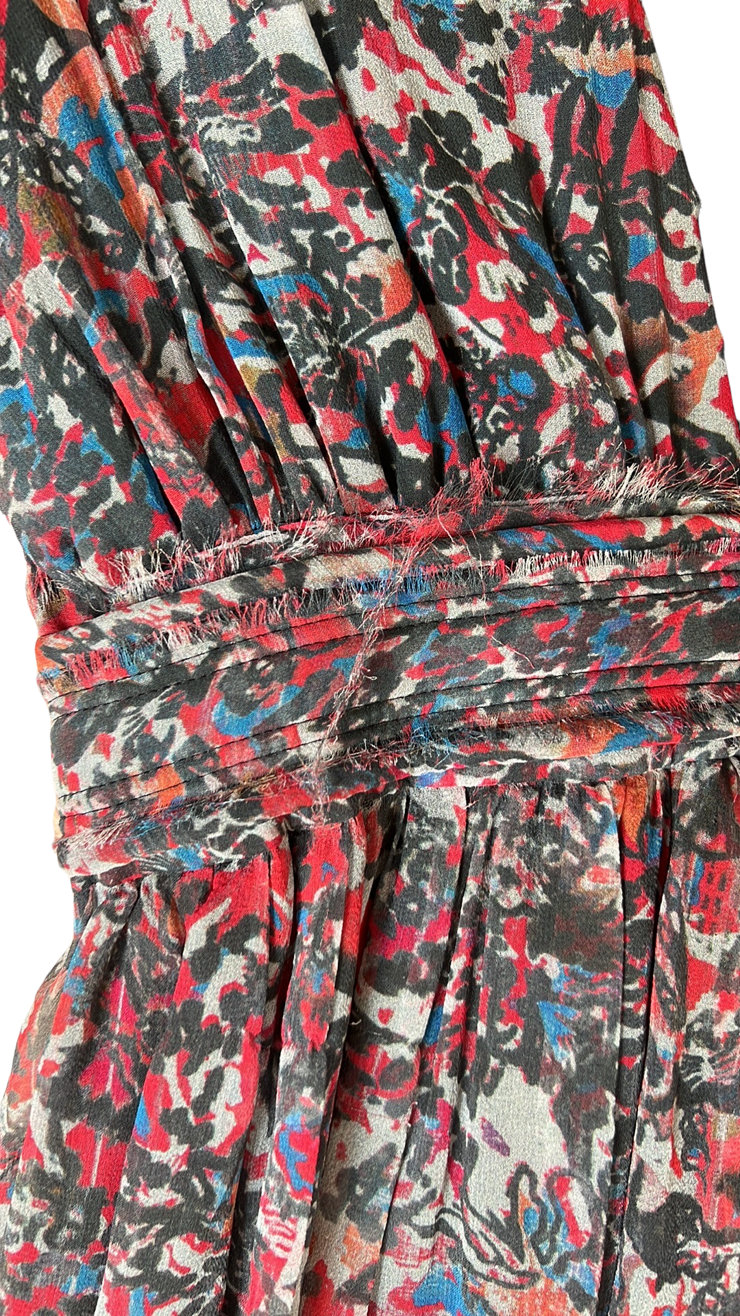 Silk Chiffon Maxi Dress - XS