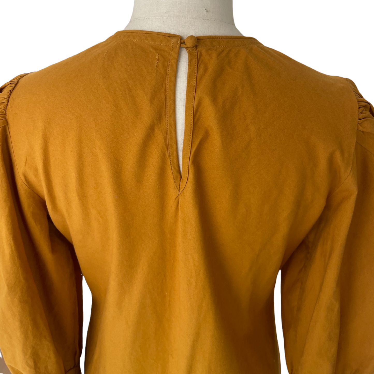 Mustard Cotton Dress - S