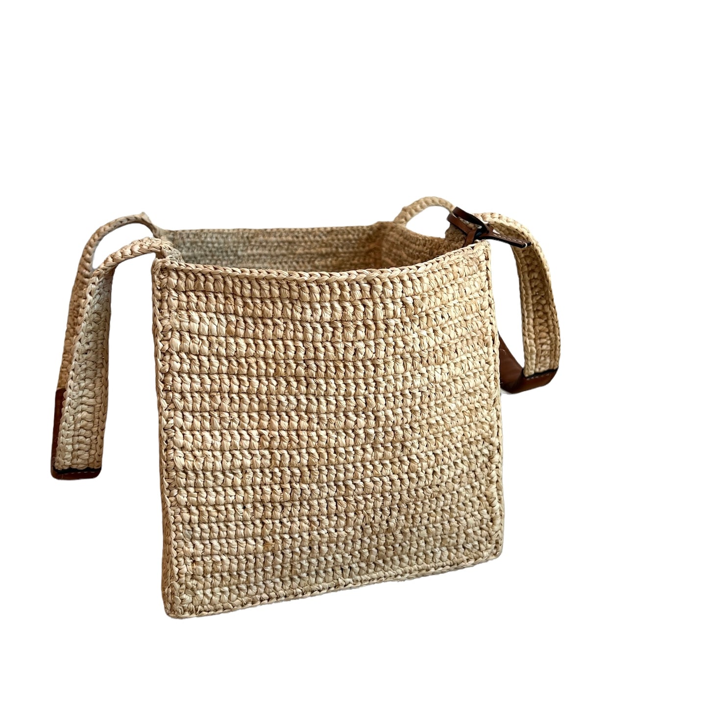 Celine 2022 Raffia Square Basket