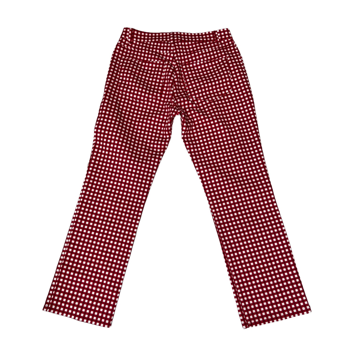 Red & White Checker Pants - S