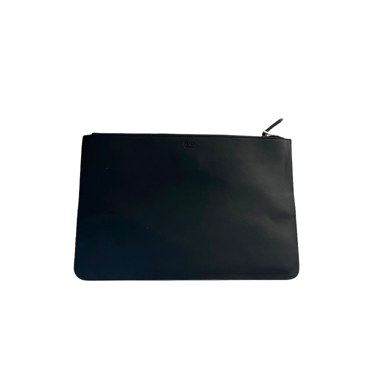Black Leather Clutch