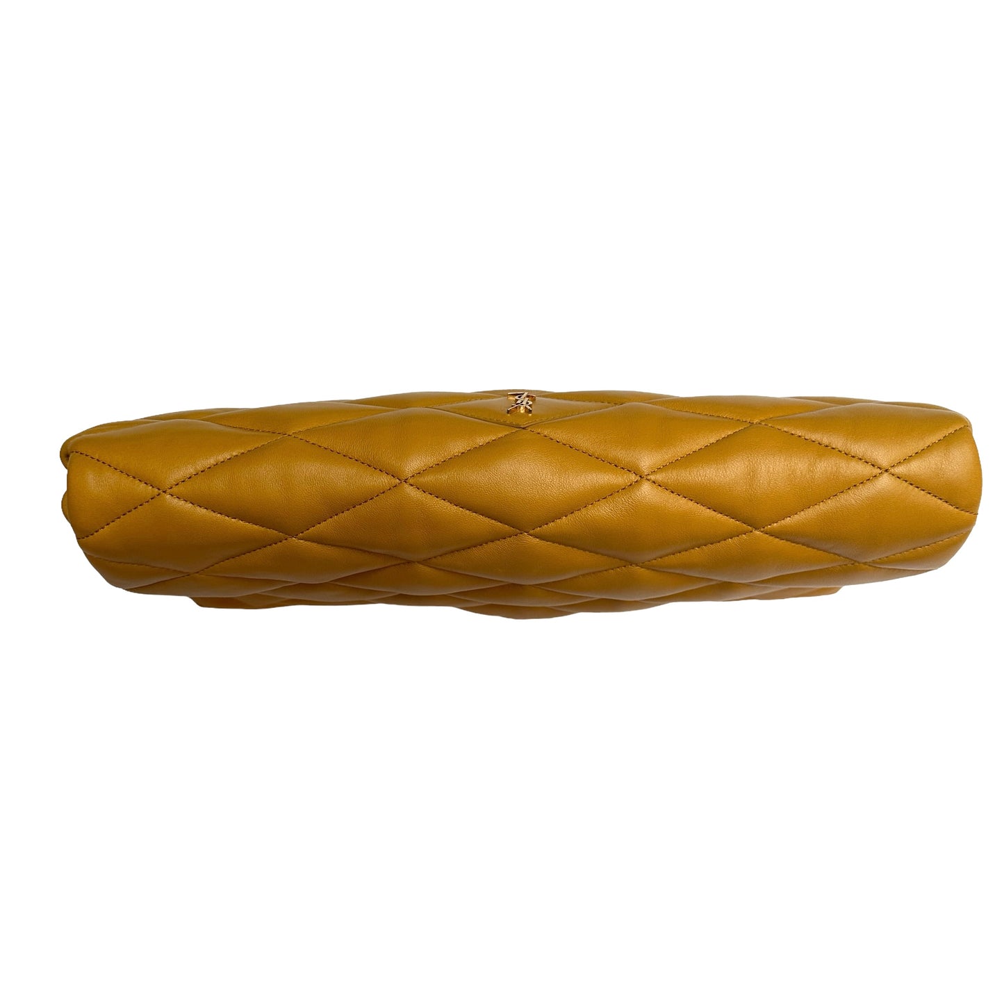 Sade Yellow Puffer Clutch