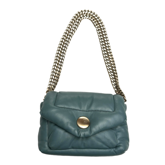 Blue Harris Padded Shoulder Bag