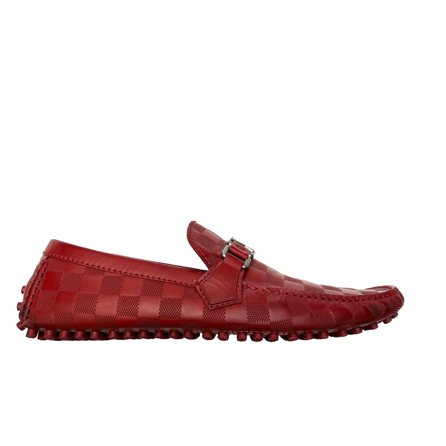 Men Red Loafers - 8