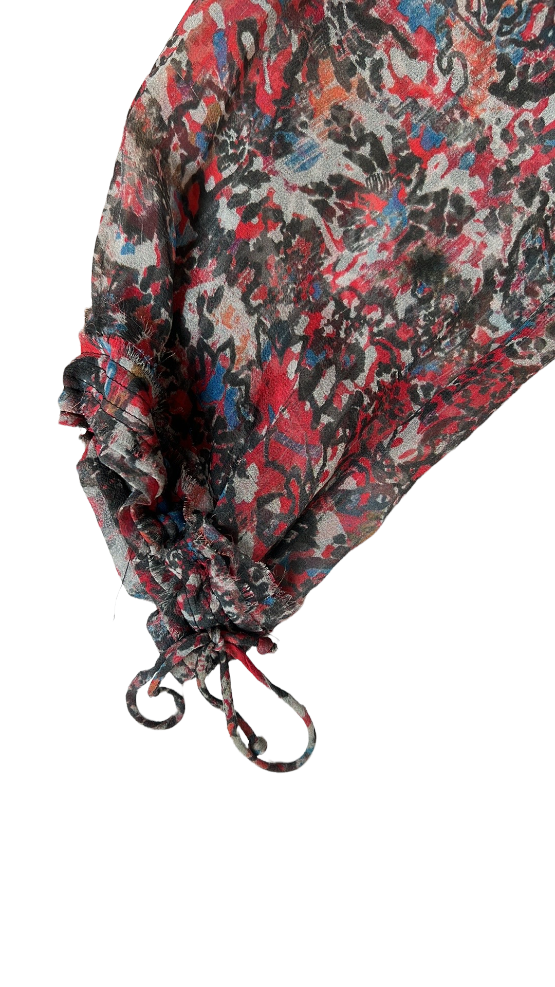 Silk Chiffon Maxi Dress - XS