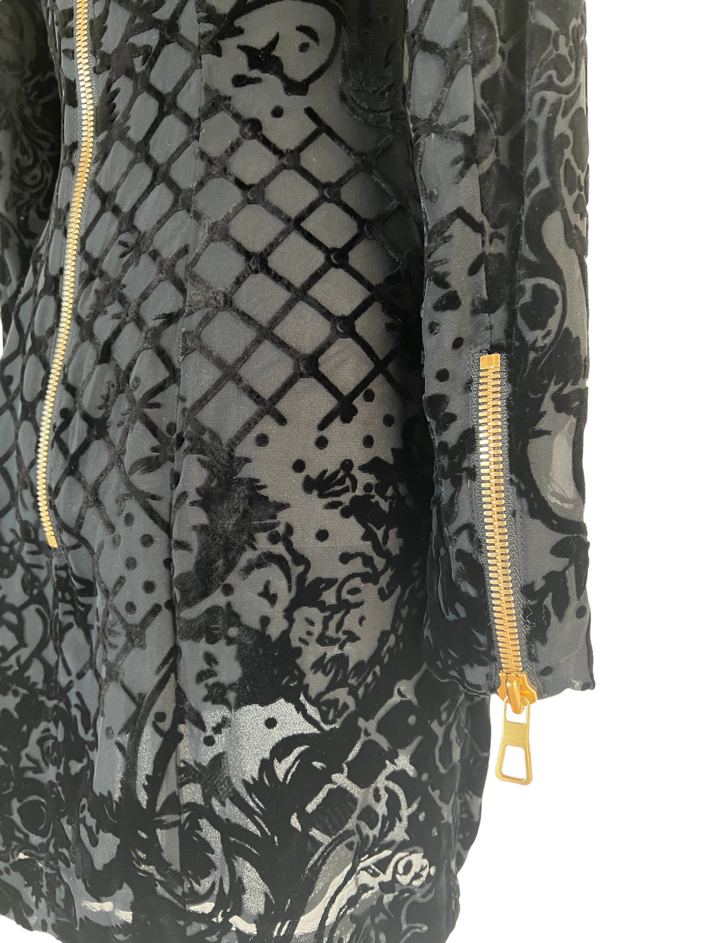 Black Long Sleeves Dress - 4