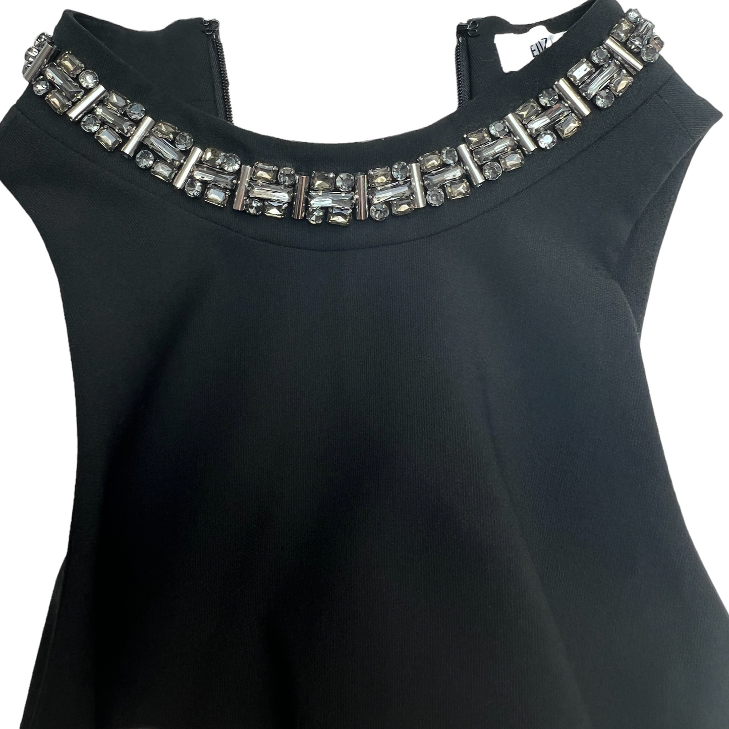 Black Dress with Crystals - 4