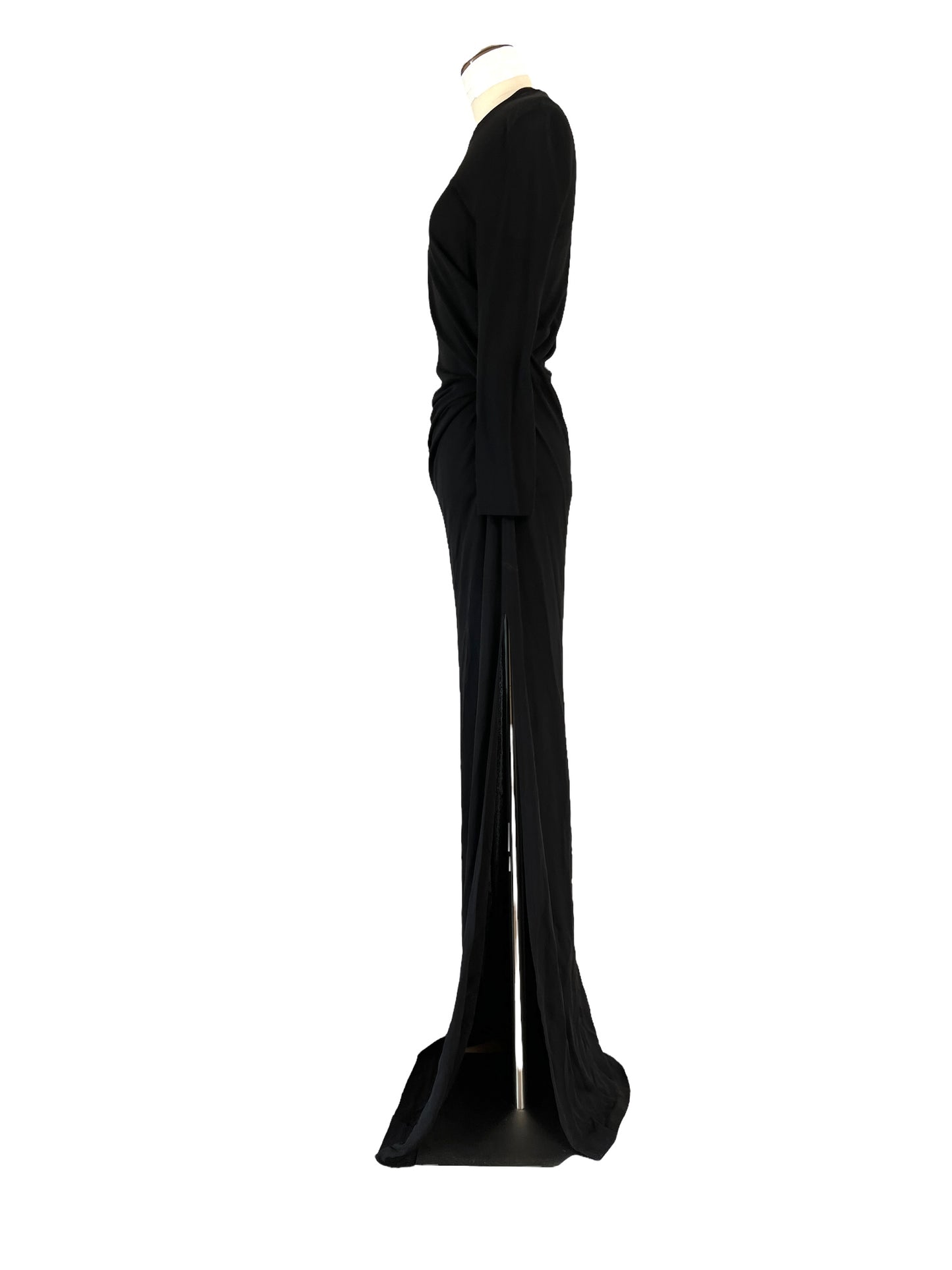 Vintage Black Long Gown - S