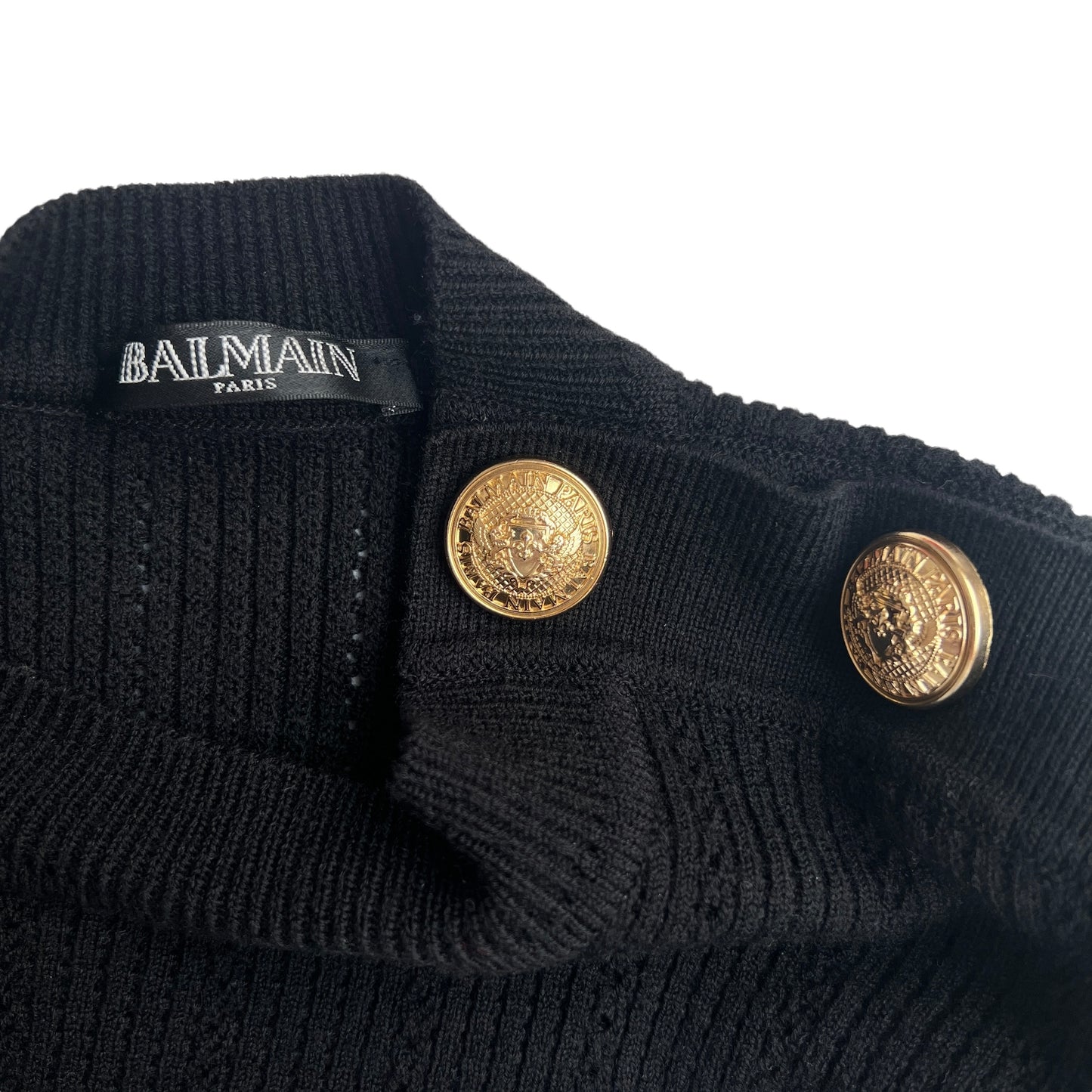 Black Wool Dress - M