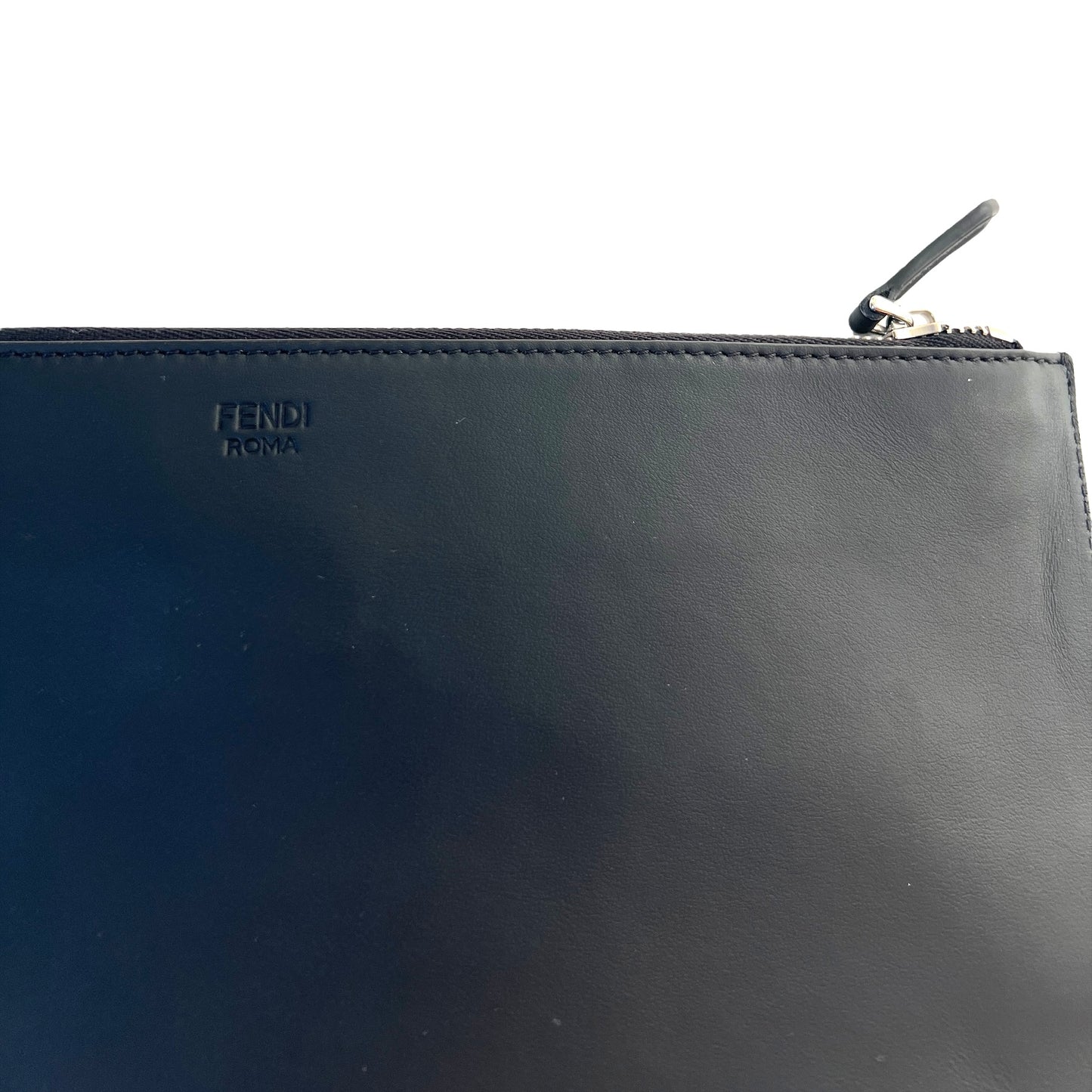 Black Leather Clutch