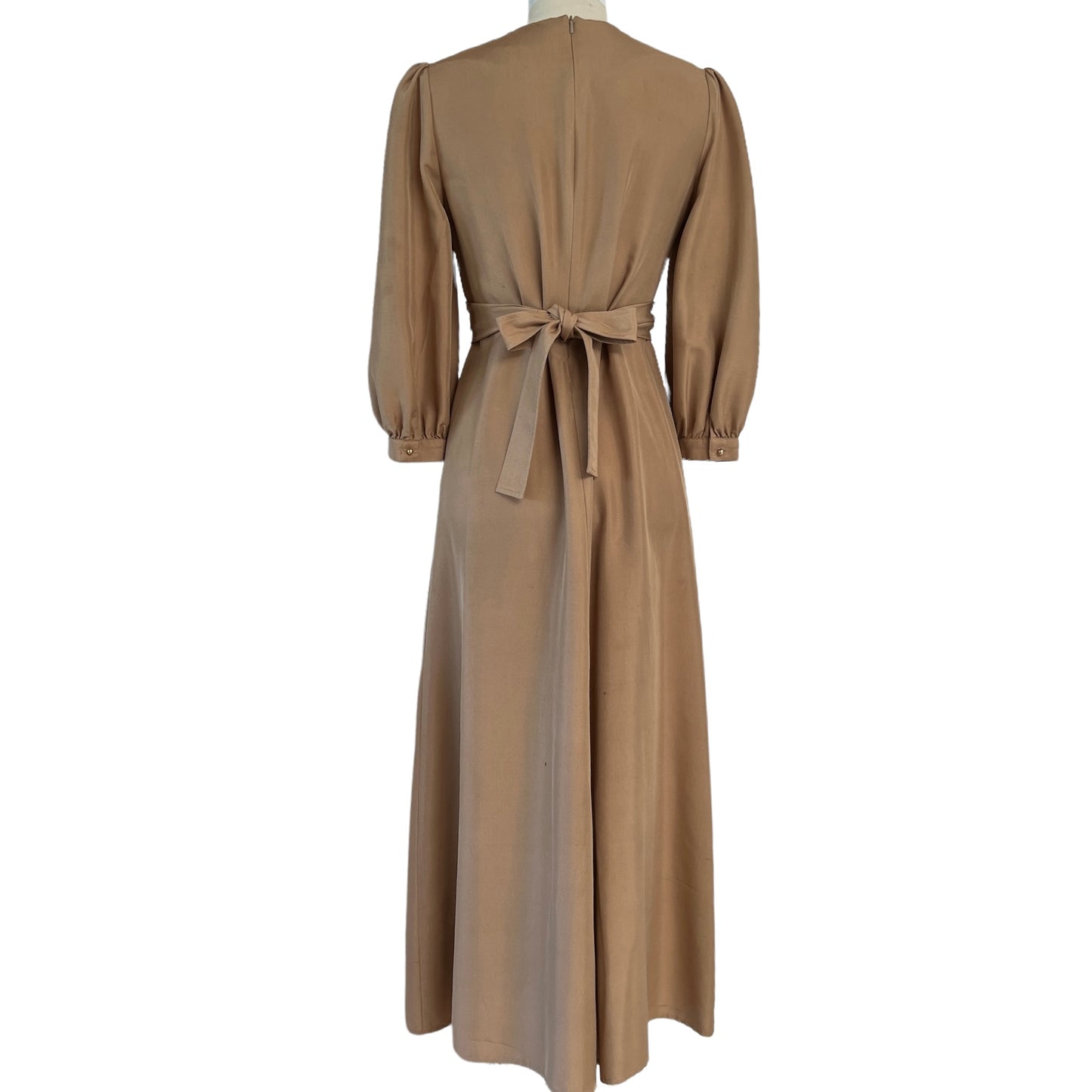 Camel Long Dress - 0