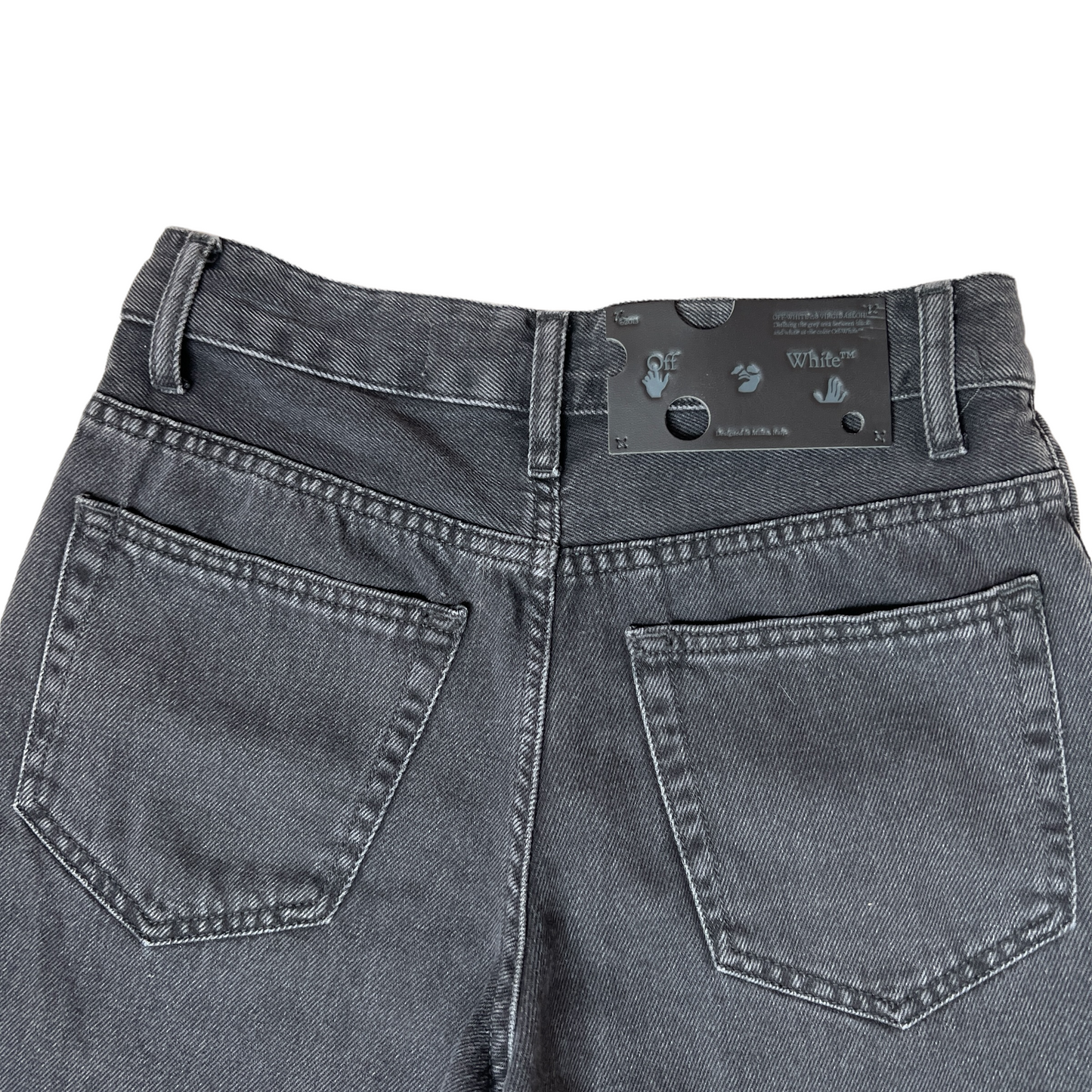 Off-White Grey Jeans - 25