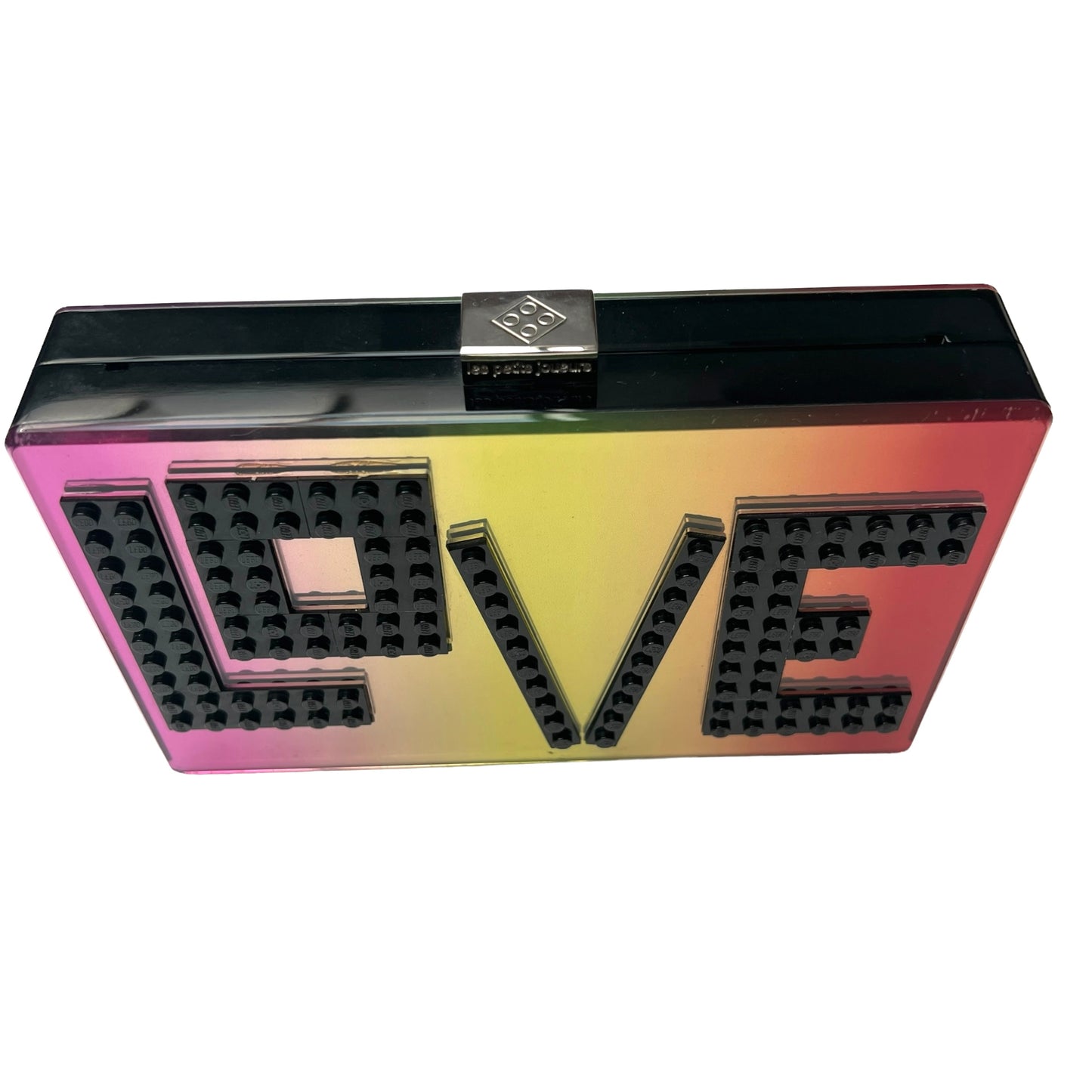 LOVE Lego Acrylic Clutch