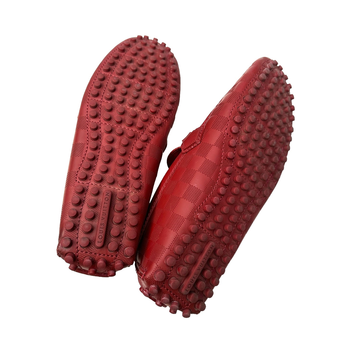 Men Red Loafers - 8