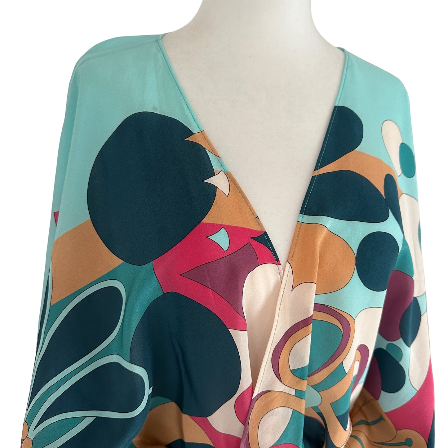 Colorful Silk Cover-Up - OS