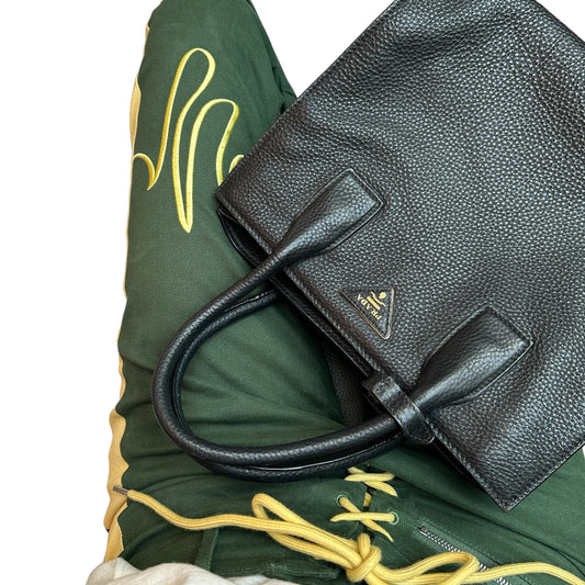 Black Leather Tote