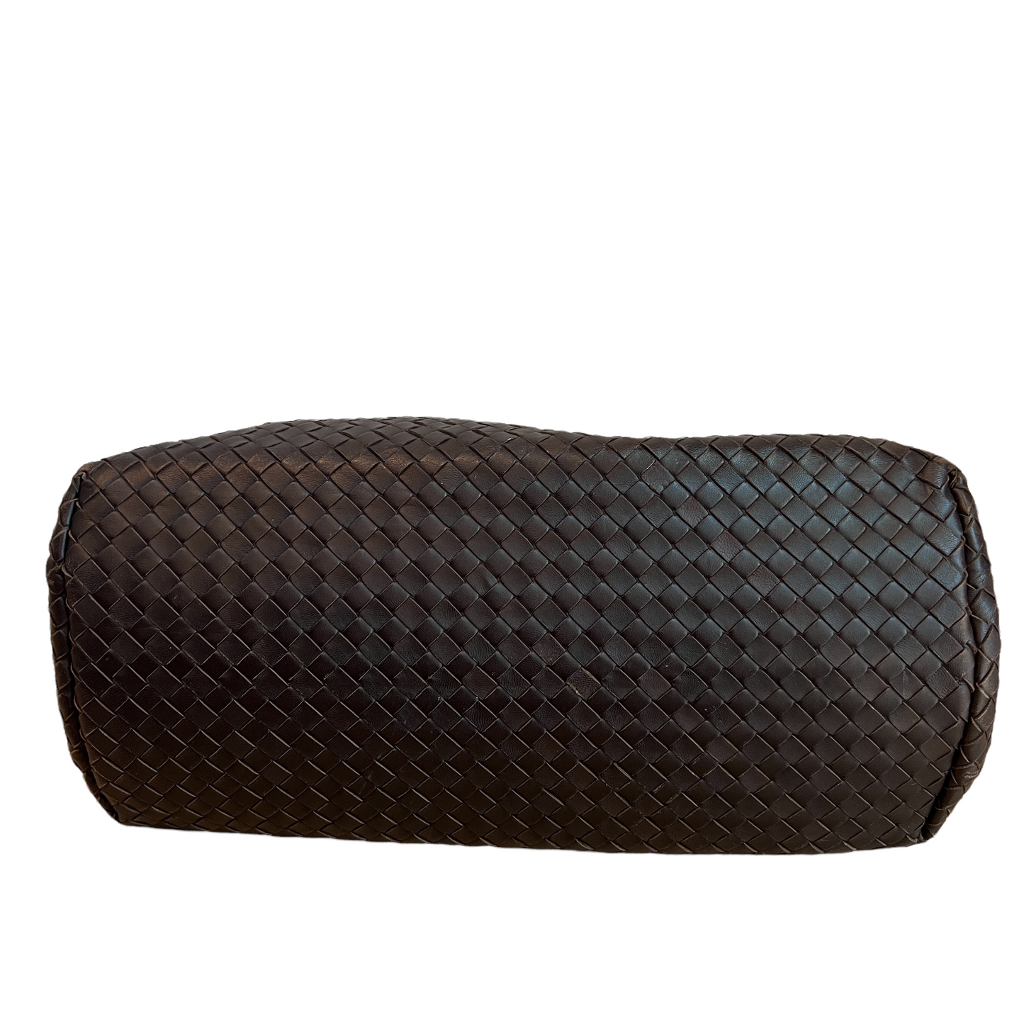 Intrecciato Brown Leather Handbag