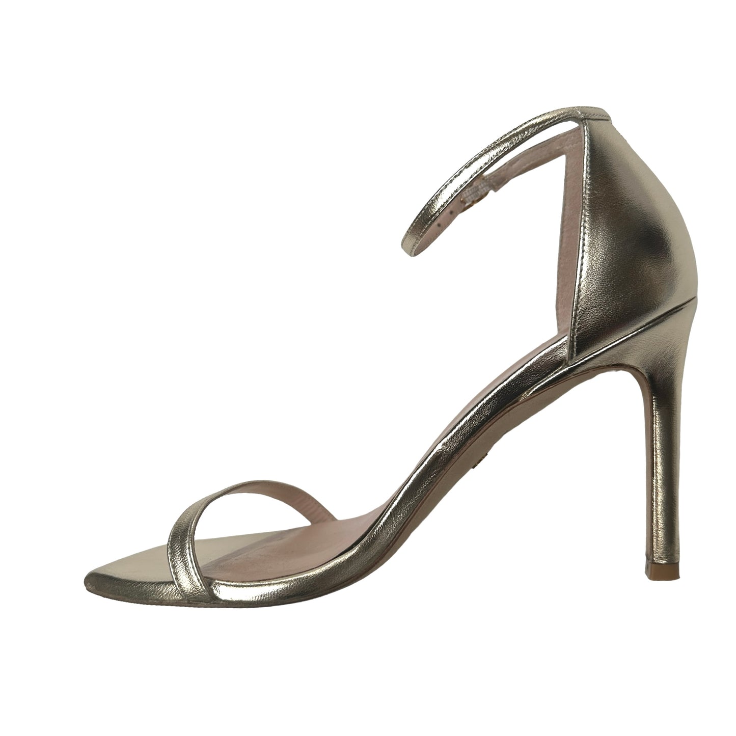 Gold Patent Leather Heels - 6.5