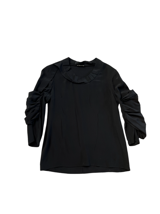 Crewneck Black Blouse - S