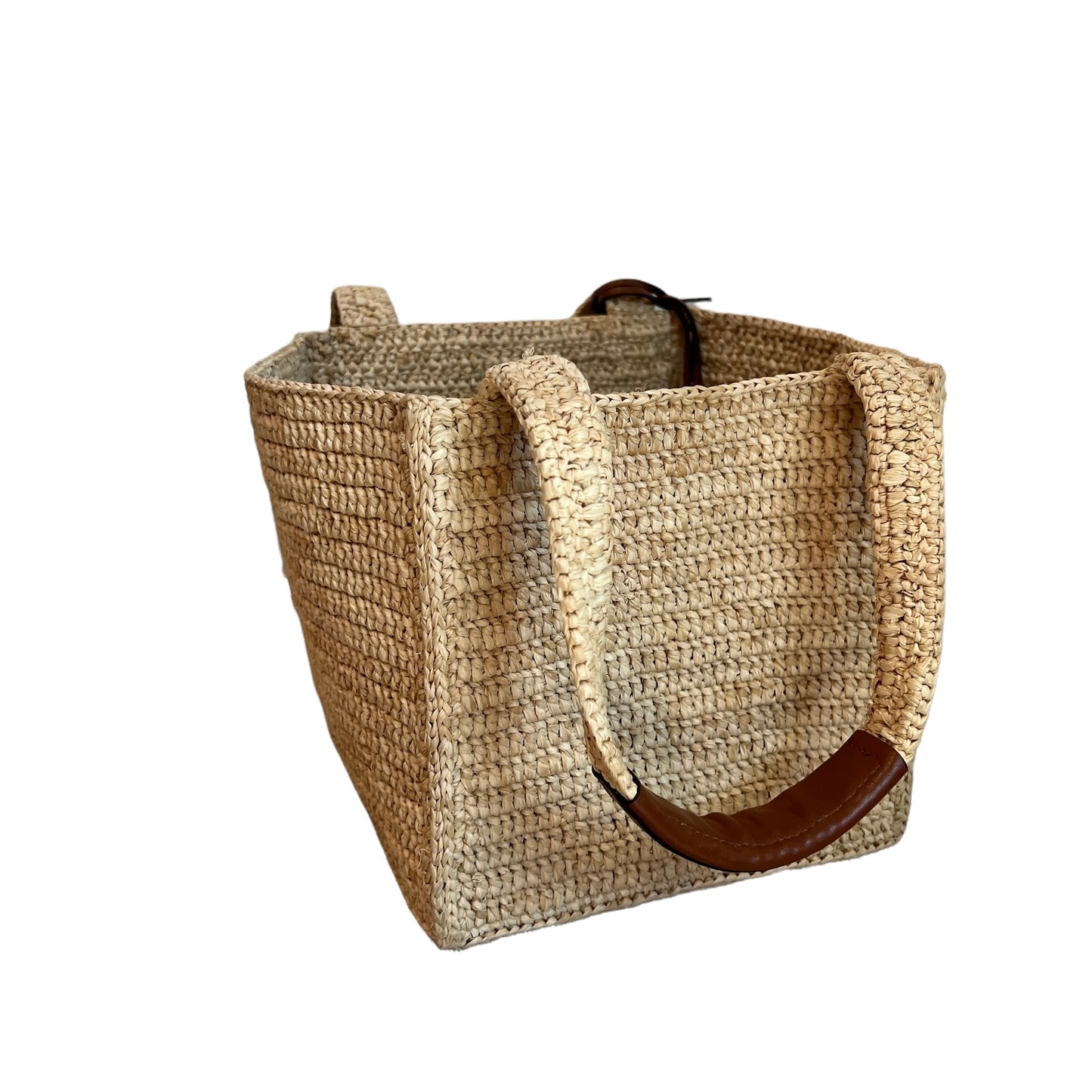 Celine 2022 Raffia Square Basket