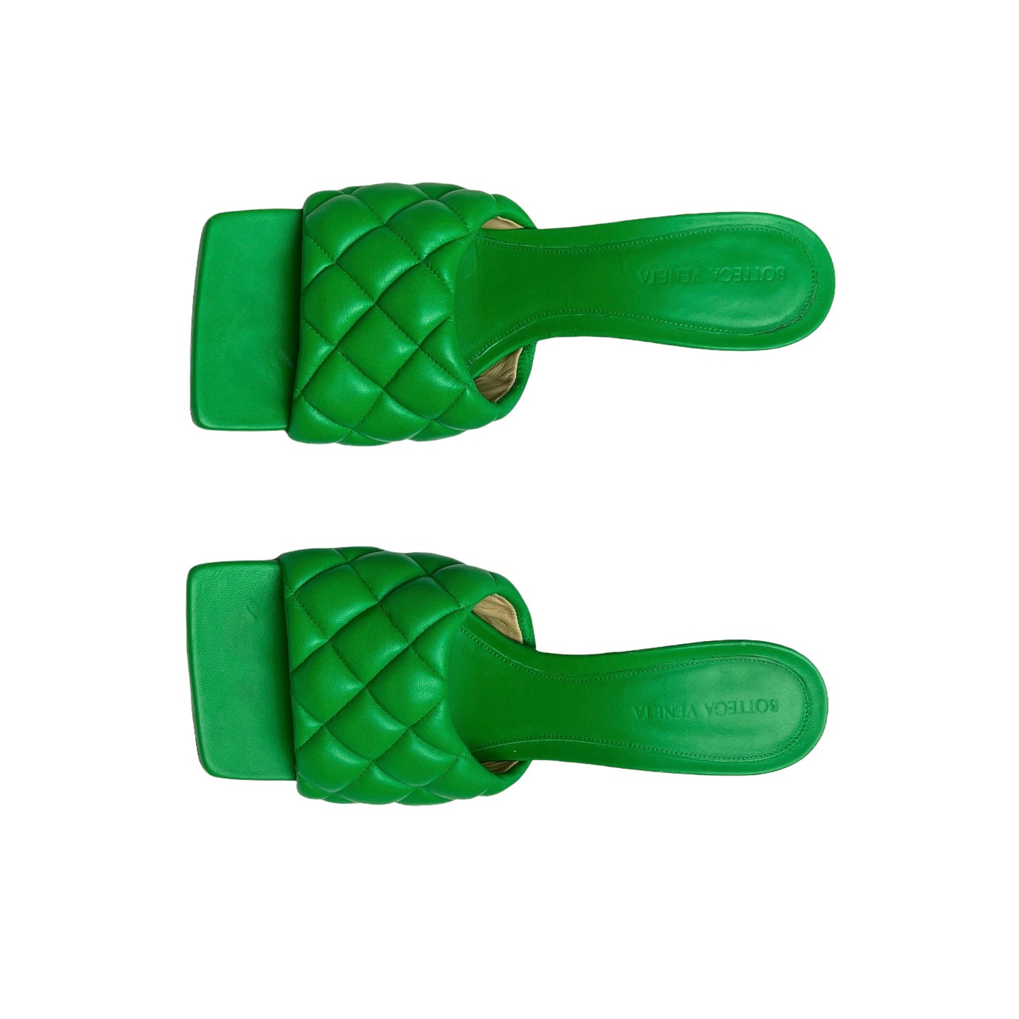 Green Slides with Heels - 8