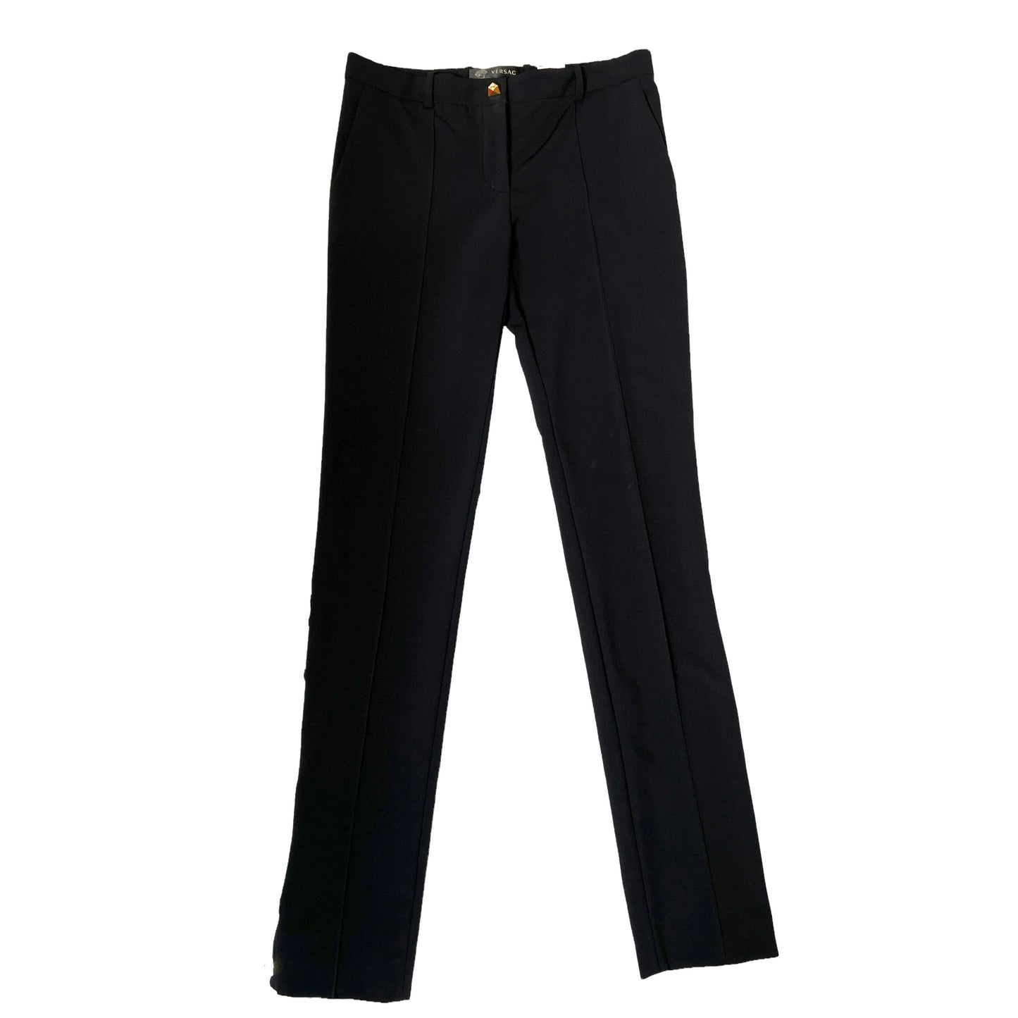 Black Pants with Gold Studs - 42