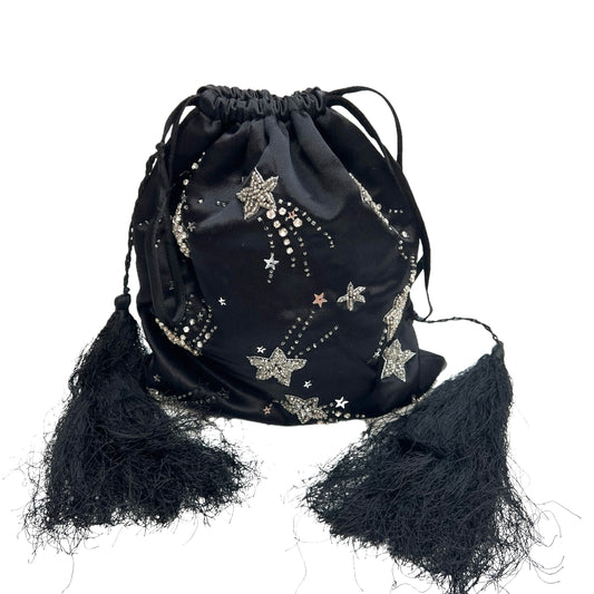 Crystals Embellished Evening Pouch