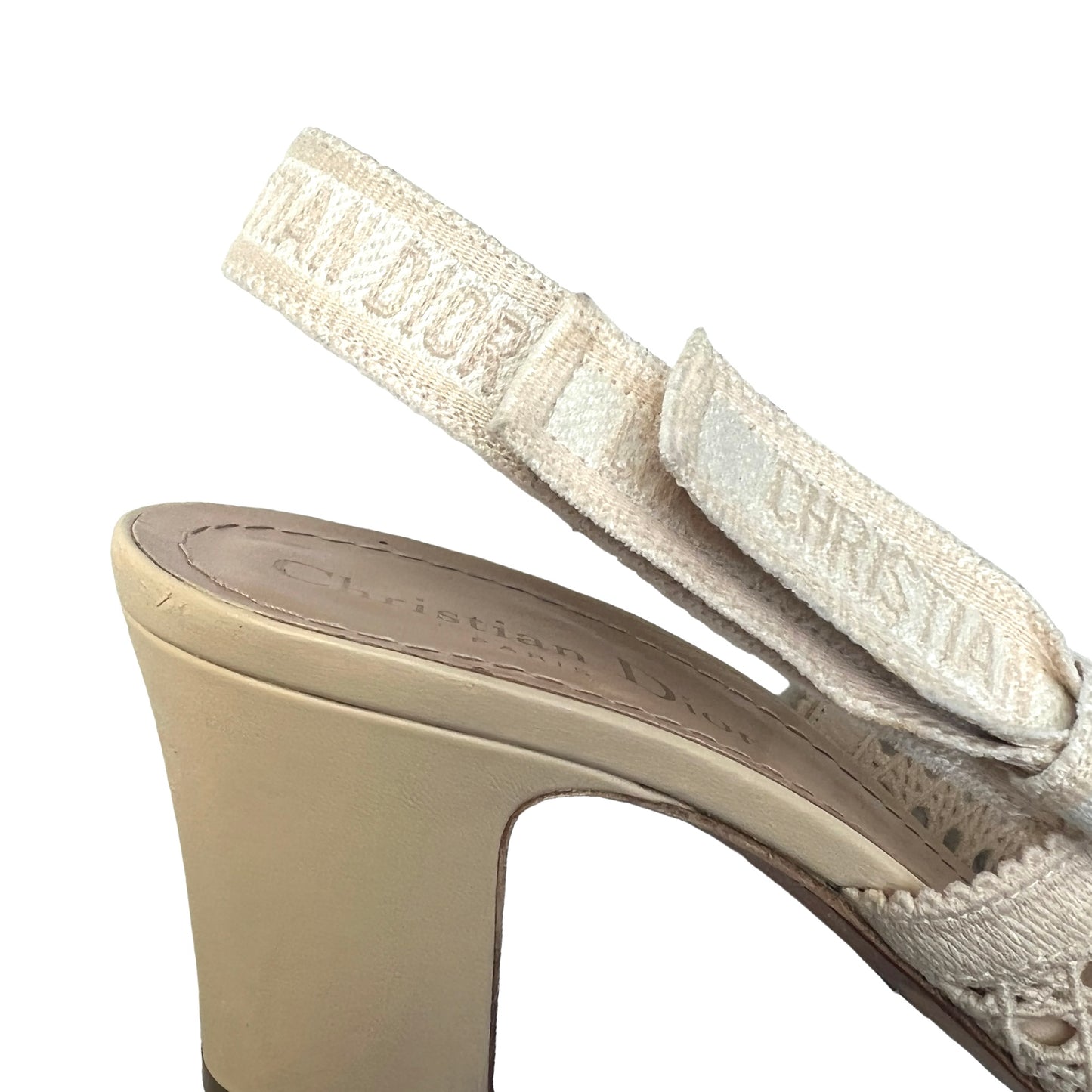 Beige J'adior Slingback Pump - 7.5