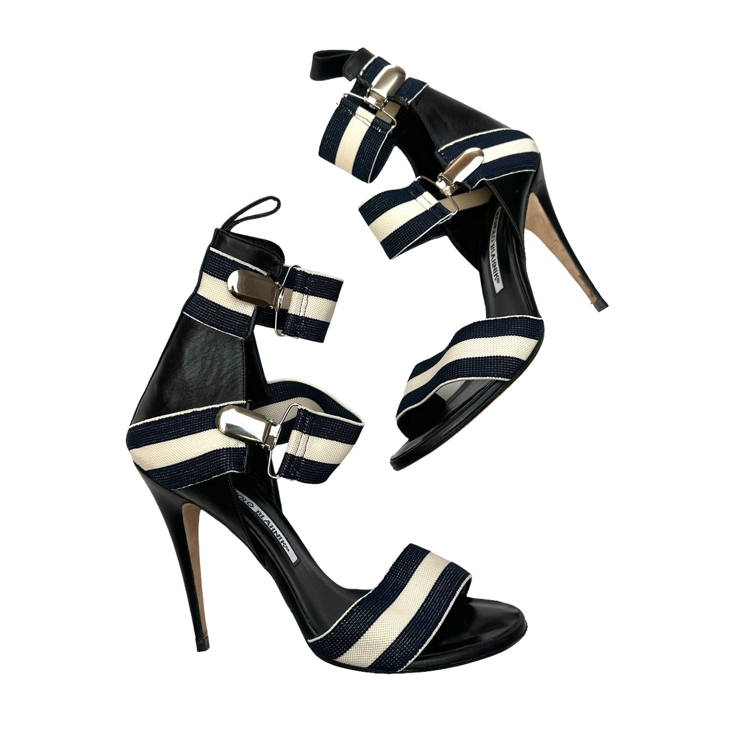 Fabric & Leather Heels - 7