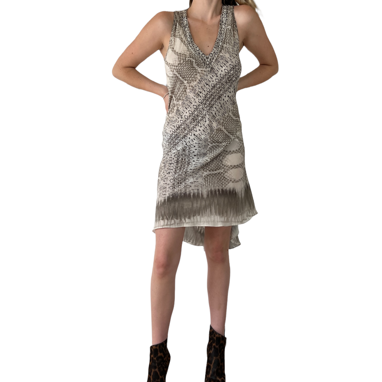 Animal Print Dress - 4