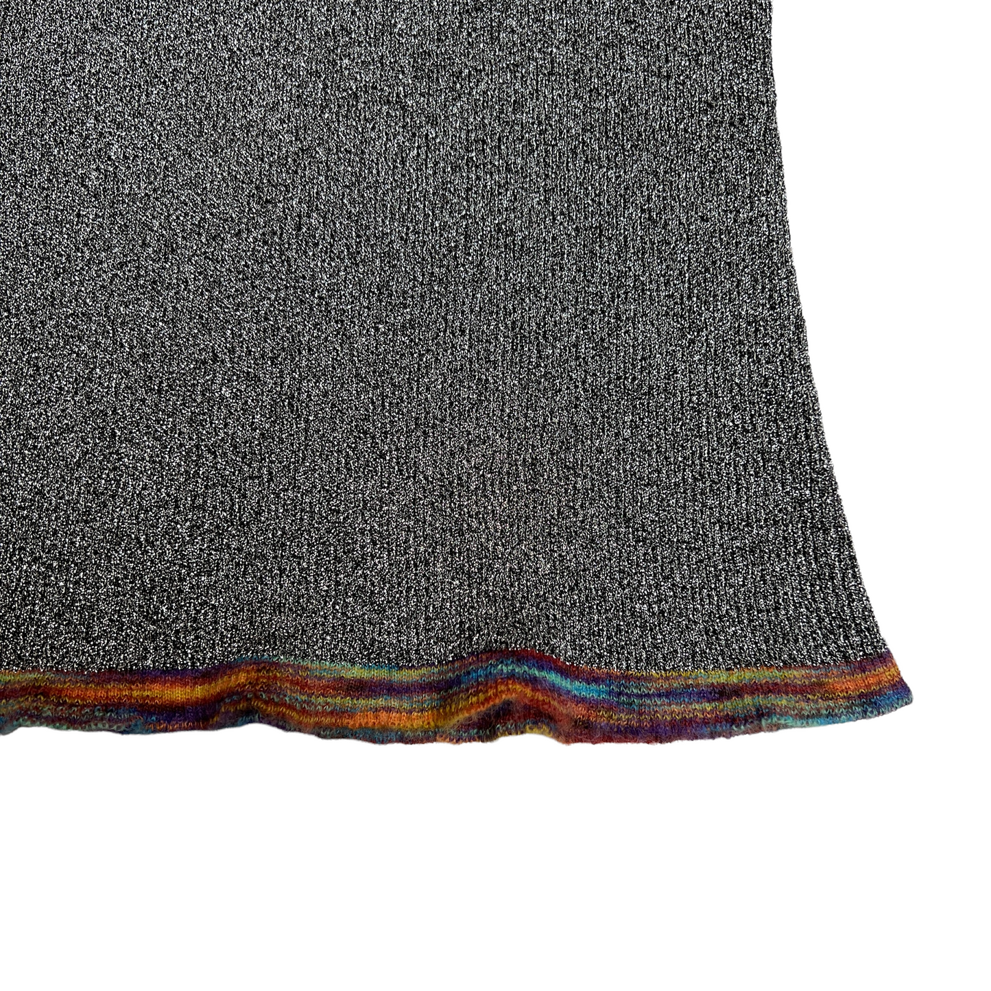 Metallic Silver Top - XS