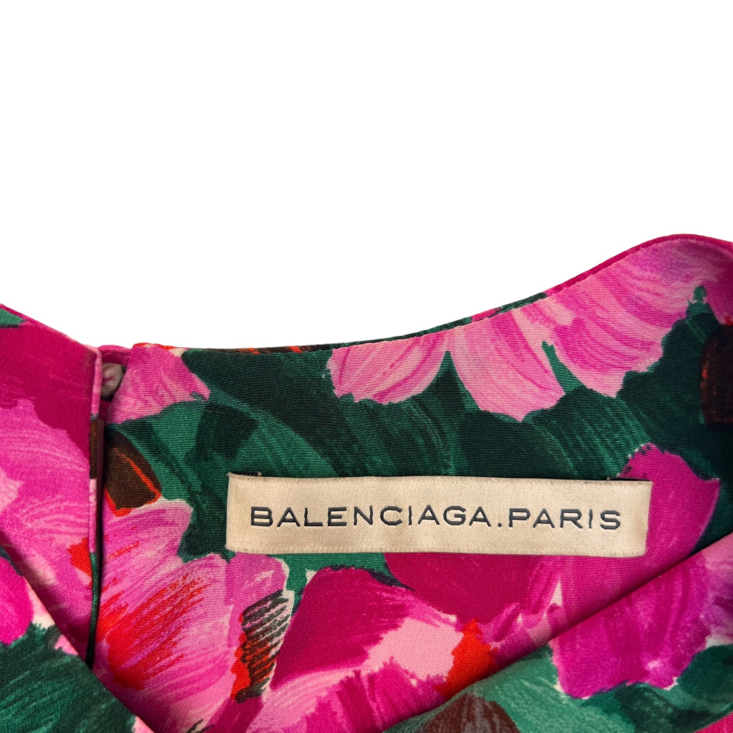 Floral Silk Top - M