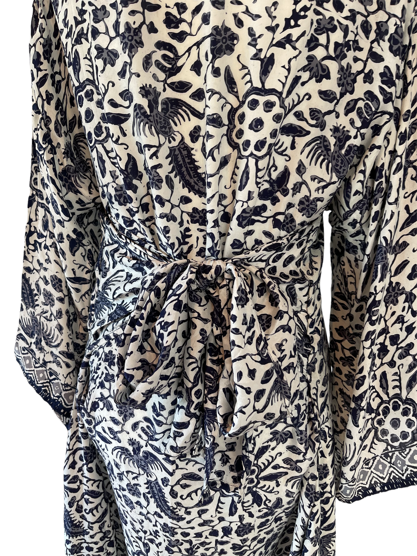 Blue floral floral dress - XS