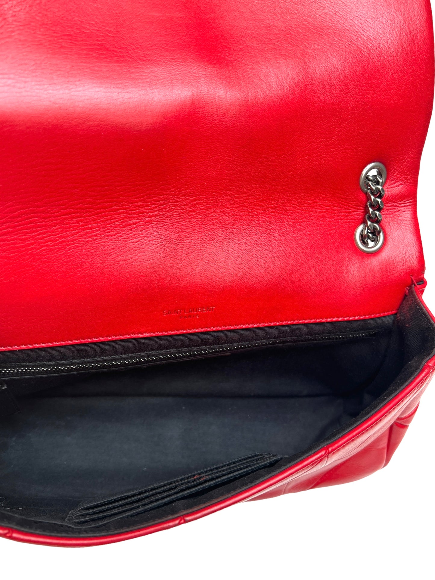 Red Jamie Leather Bag