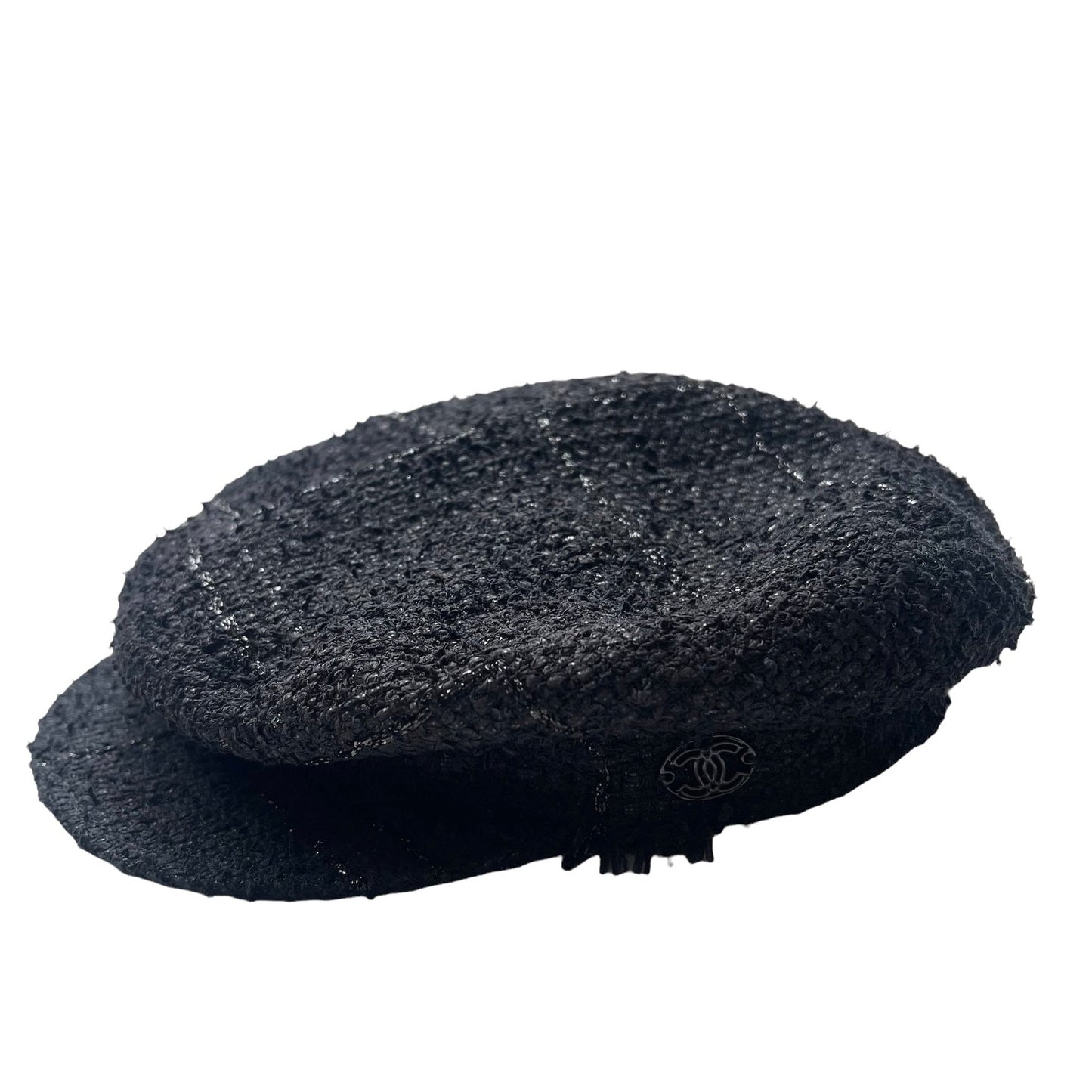 Black Tweed Hat - M