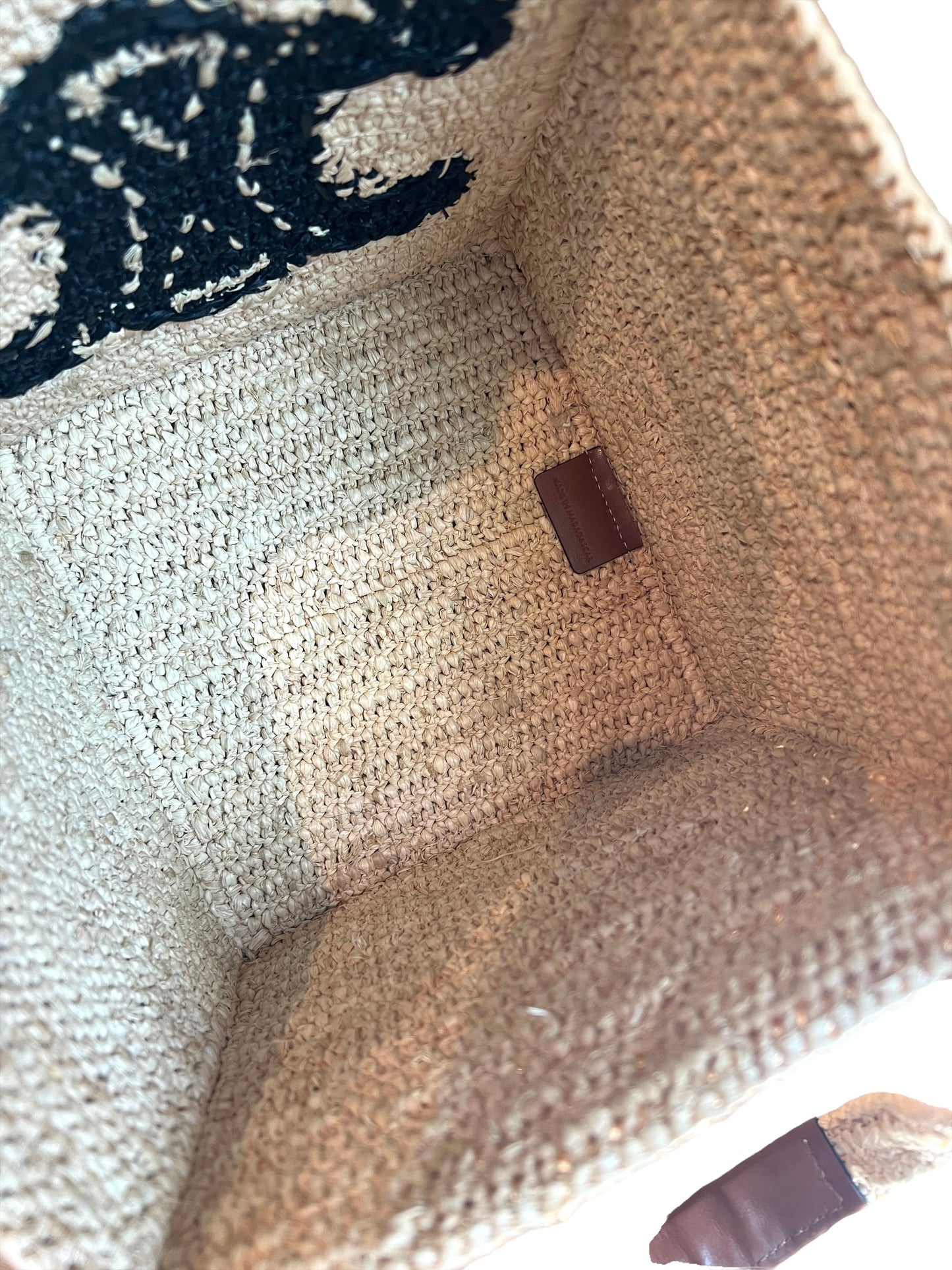 Celine 2022 Raffia Square Basket